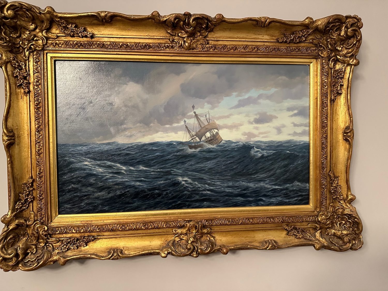 La Niña — El regreso de Colón, obra de Peter G. Power