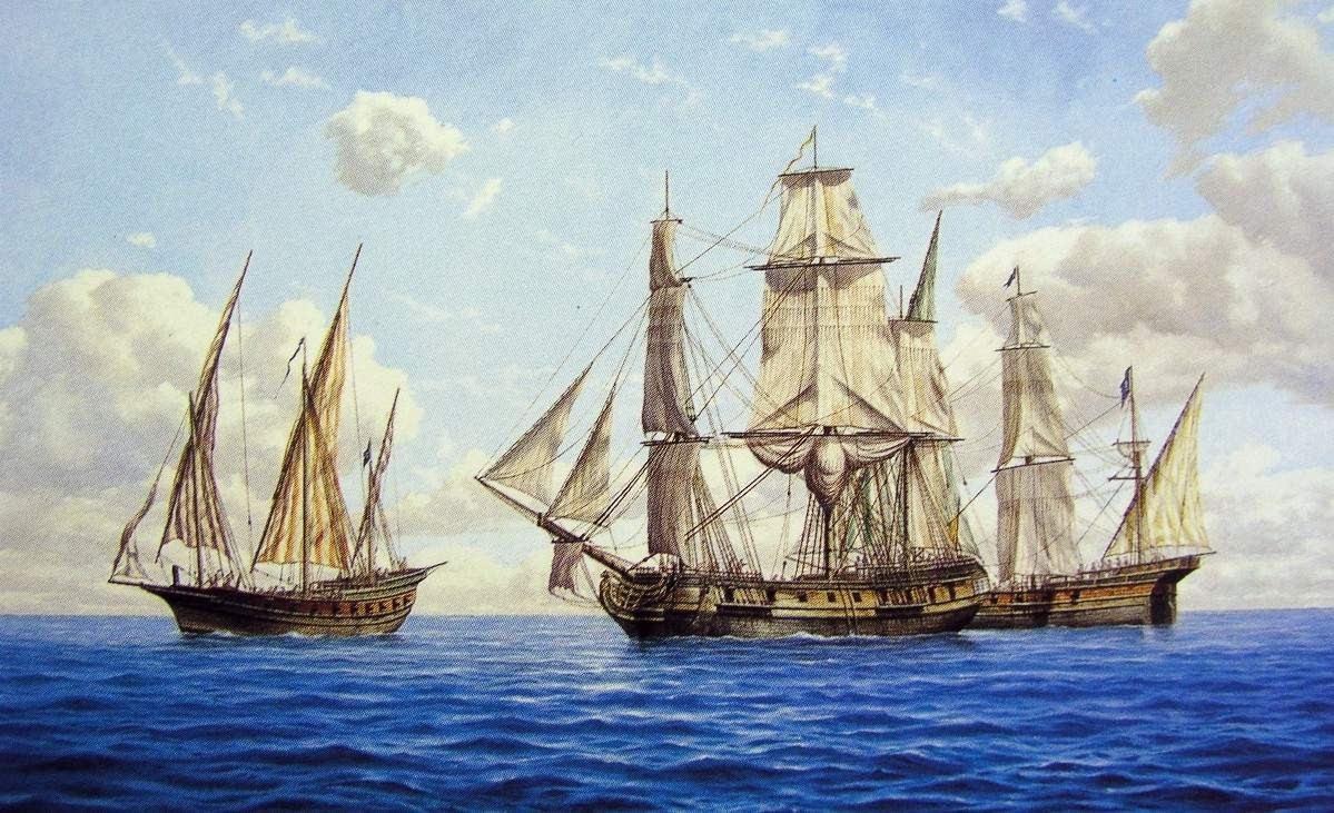 La rendición de los piratas, obra de Peter G. Power