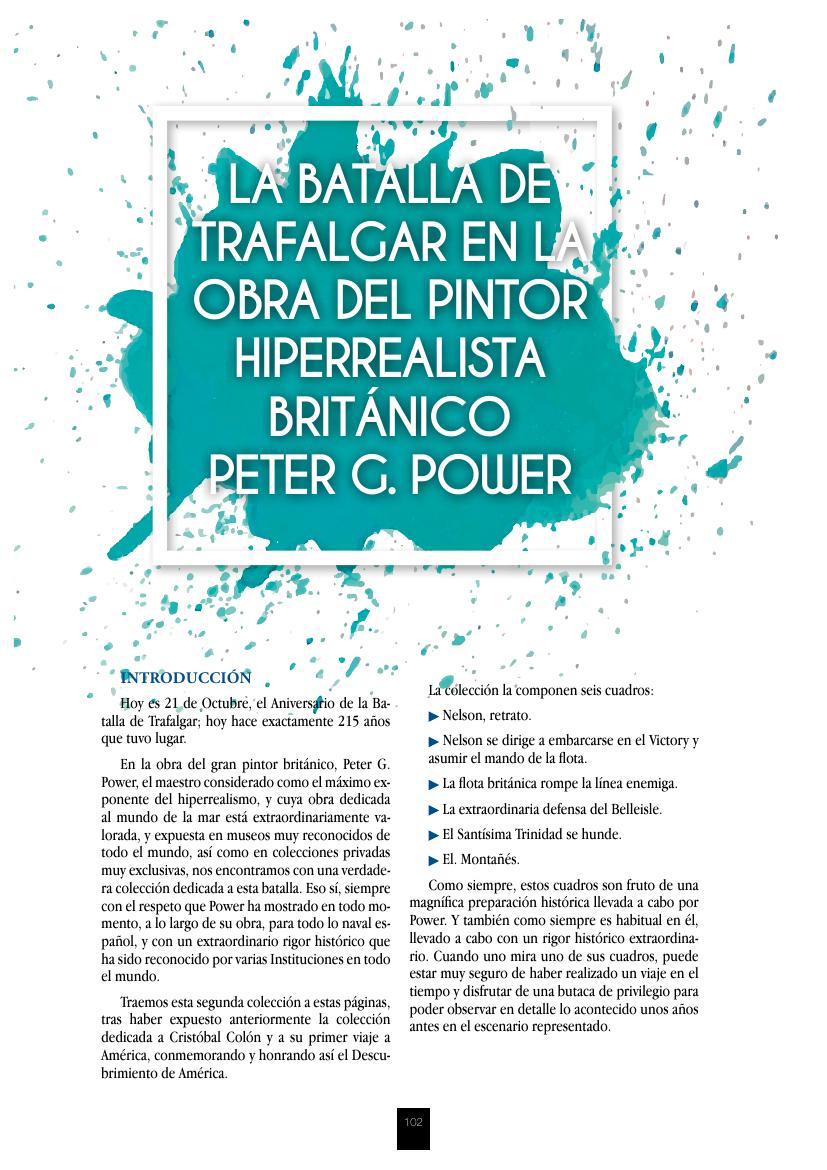 Portada de «Trafalgar por Peter G. Power»